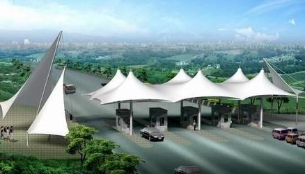 合肥膜結構車棚廠家：膜結構車棚怎么裁剪？